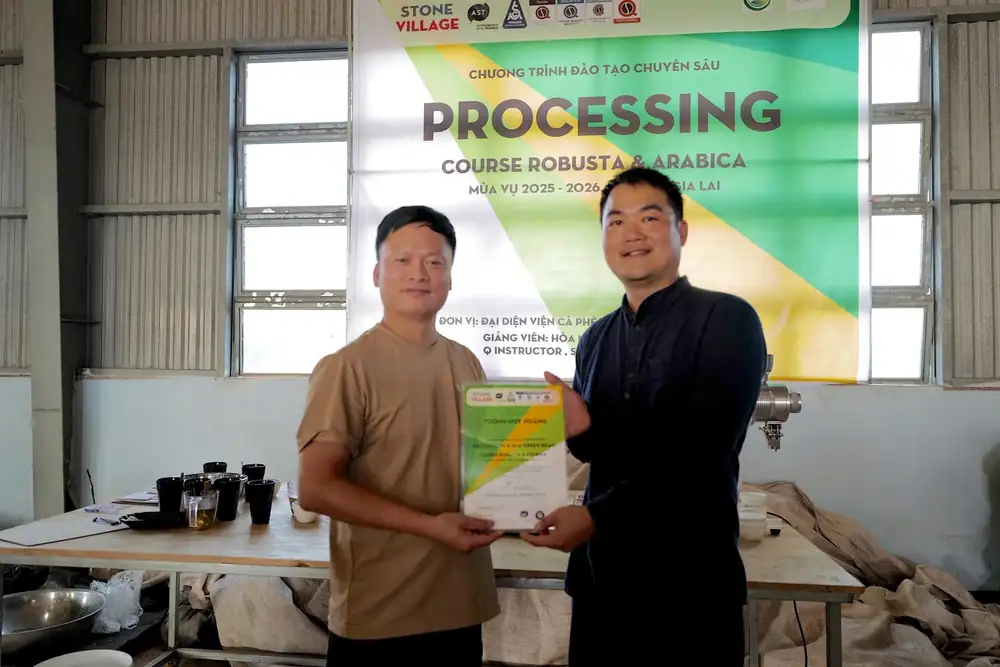 Nhận chứng nhận khóa Processing tại Stone Village Lab